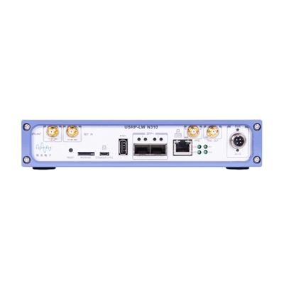 Ettus USRP N310 संगत∙ 4 TX/RX चैनल AD9371 RF 10 MHz-6 GHz 100 MHz BW प्रत्येक XilinxZynq-7100 SoC FPGA, 2 × SFP+ PortsUSRP सॉफ्टवेयर परिभाषित रेडियो डिवाइस