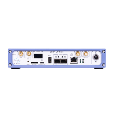 Ettus USRP N321 संगत. 2 TX/RX चैनल, आरएफ 3 मेगाहर्ट्ज-6 GHz, 200 मेगाहर्ट्ज BW प्रत्येक, 1 × QSFP+, 2 × SFP+, 1 × RJ45, USRP सॉफ्टवेयर परिभाषित रेडियो डिवाइस